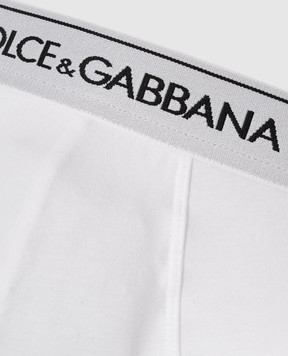 Dolce&Gabbana Set of white briefs with logo M9C05JONN95