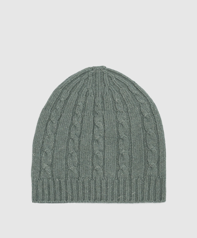 Peserico - Green cap with lurex S36149F0709095 - shop with 