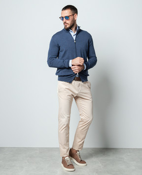 Cashmere&Whiskey Blue woolen cardigan 97396