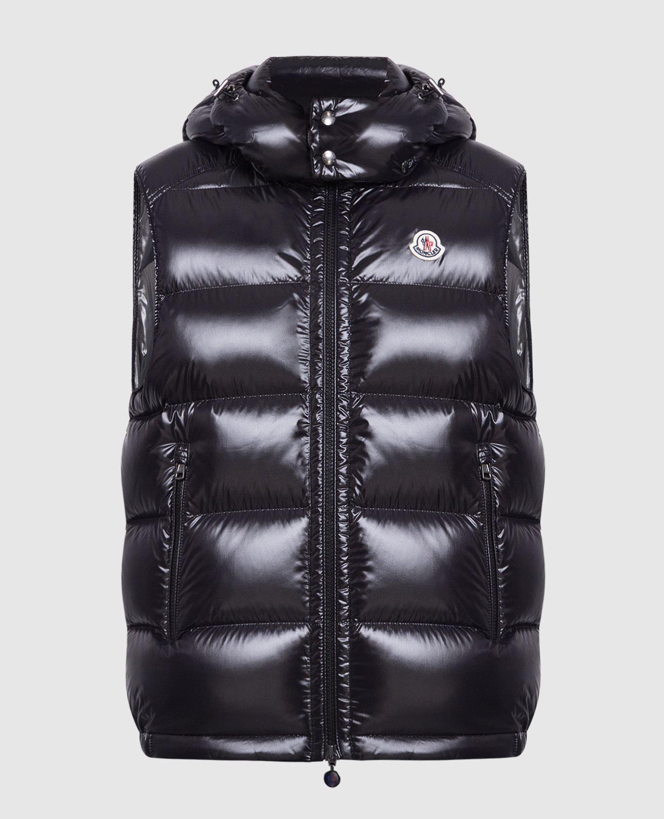 Moncler - Bormes down jacket with logo in black 1A0010068950