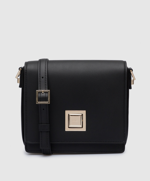 Max Mara - Black leather shoulder bag Borset MM BORSET - buy with European  delivery at Symbol