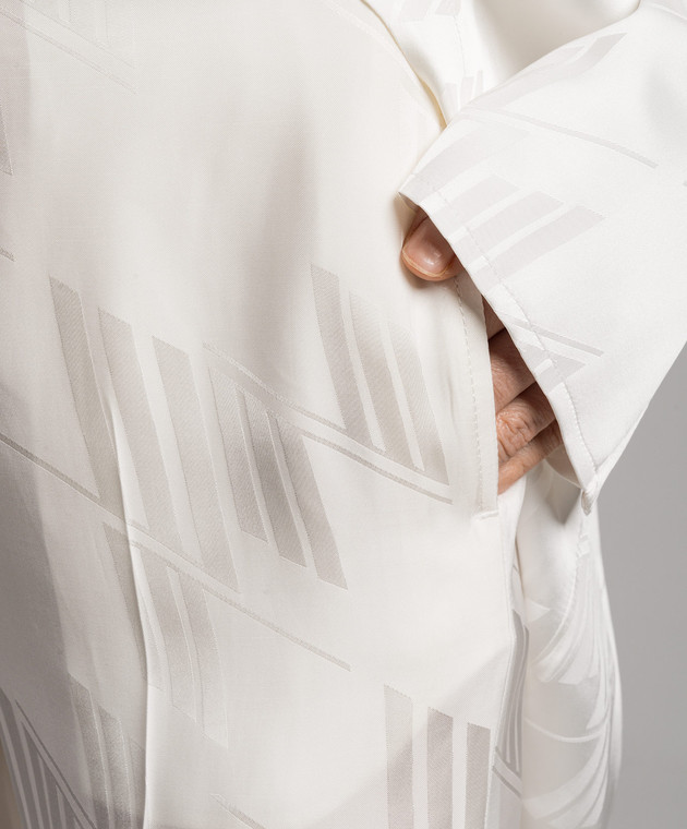 The Attico - Jagger white logo print pants 242WCP43V053