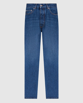 Off-White Blue jeans with a distressed effect OMYA177F23DEN002