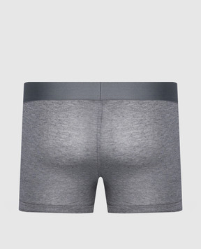 Zimmerli Pureness gray melange logo boxer briefs 7001343
