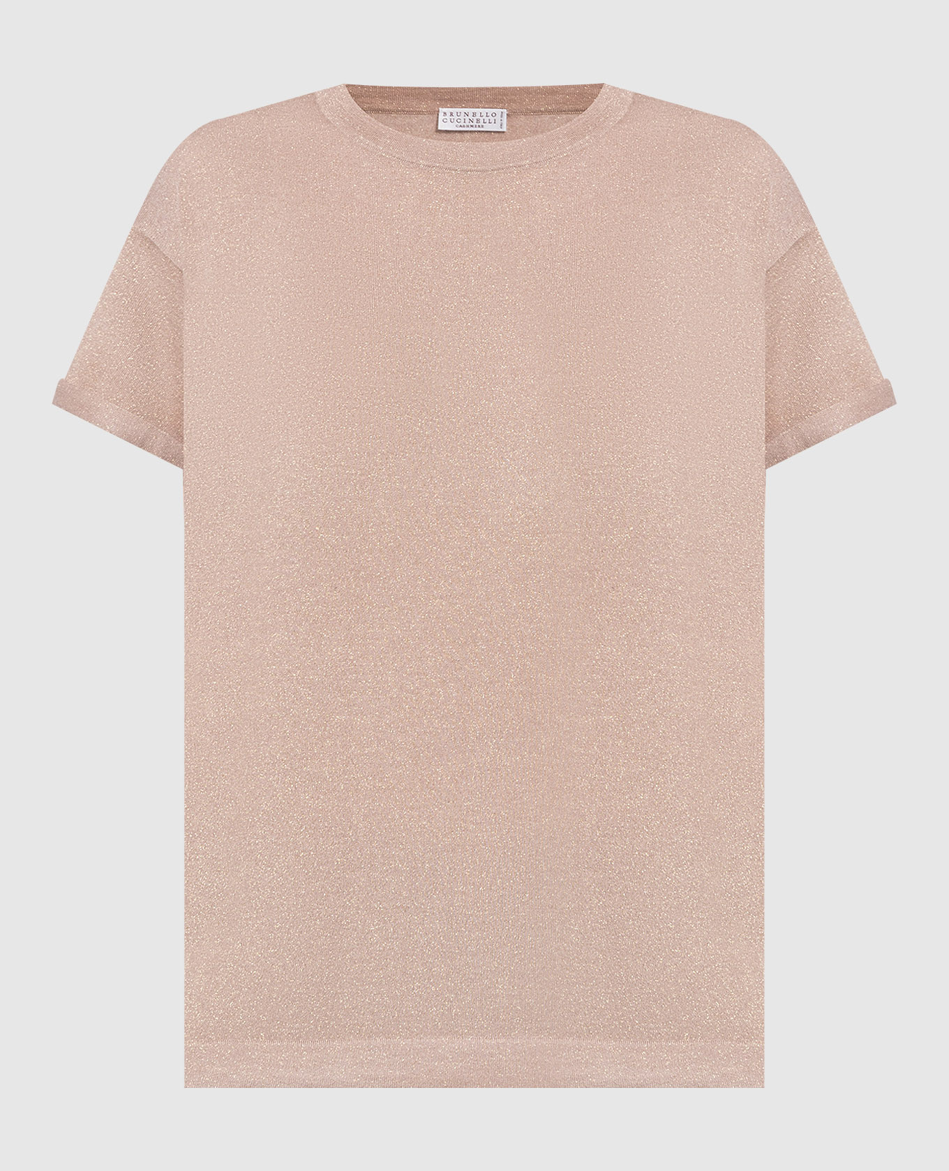 

Brown jumper with lurex Brunello Cucinelli