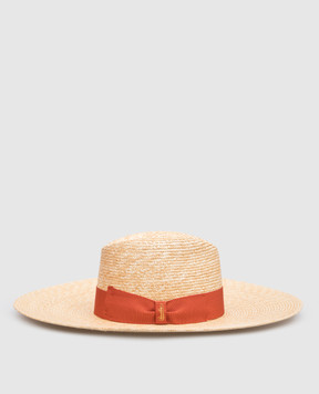 Borsalino Sophie beige straw hat 232179
