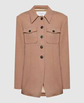 Ballantyne Brown woolen jacket BLJ043UWUNI
