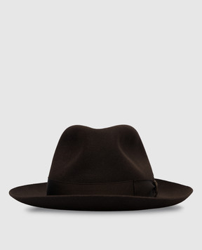 Borsalino Federico brown hat 390054
