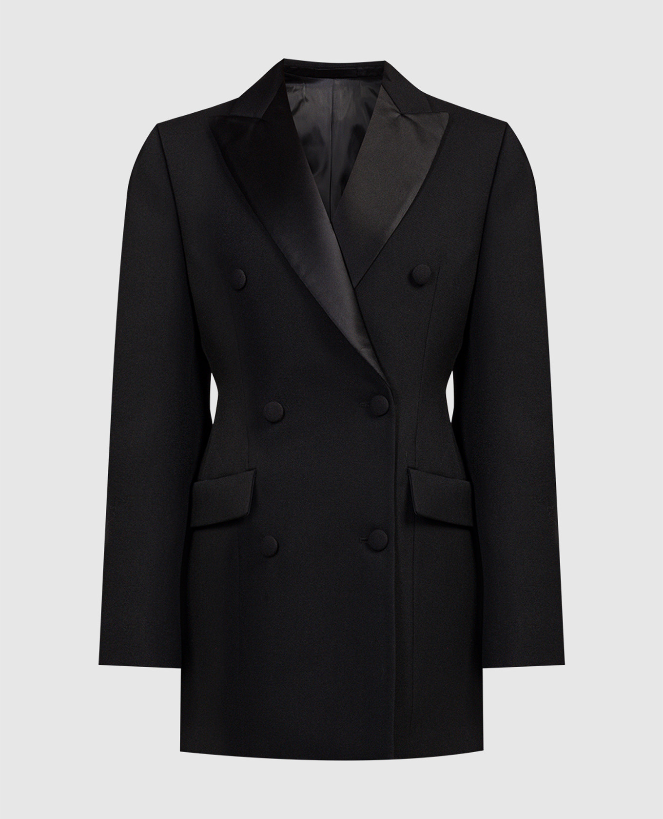 

Black dress-jacket made of wool WARDROBE.NYC