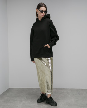 Gauchere Black hoodie with logo P22317331529