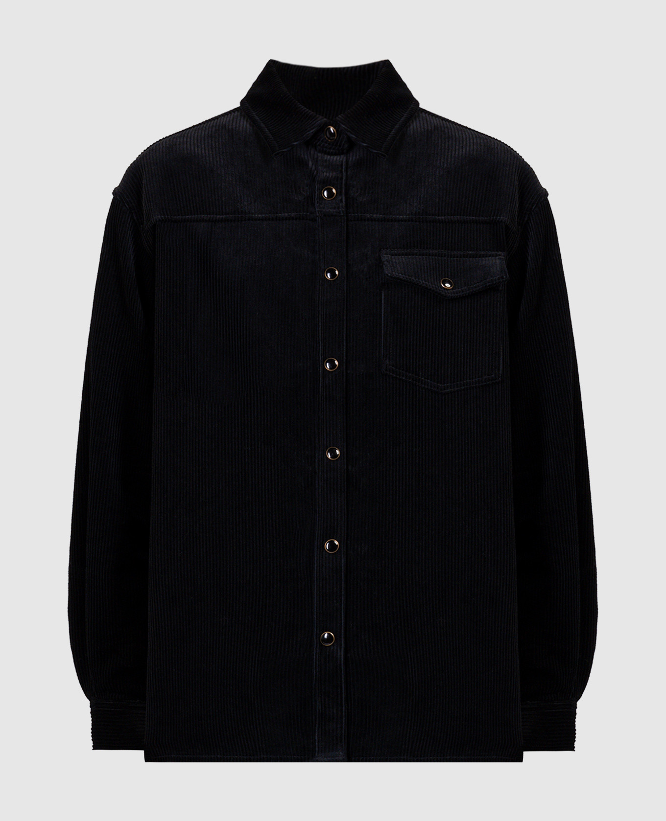 

Black corduroy shirt Anine Bing, Черный