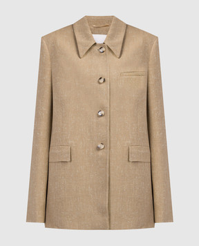 Nanushka Khaki Hadasa jacket NW23PFOW00511