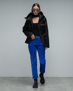 Tom Ford Blue satin pants made of silk PAW143FAX671