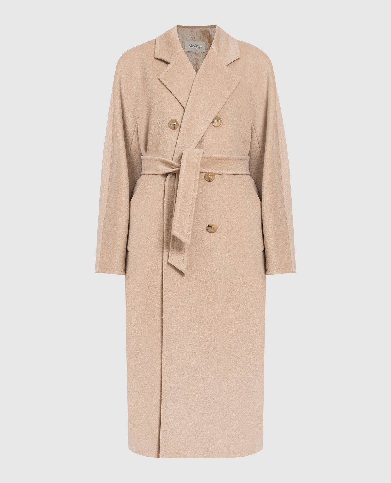 

Light beige wool and cashmere coat Max Mara, Бежевый