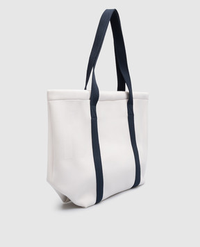 Vilebrequin White beach bag with logo BSBC1137