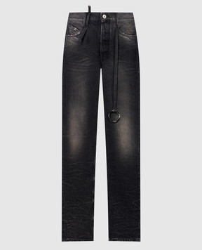 The Attico Gray jeans with a distressed effect 242WCP171D075
