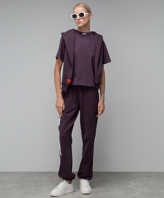 heron preston purple shirt