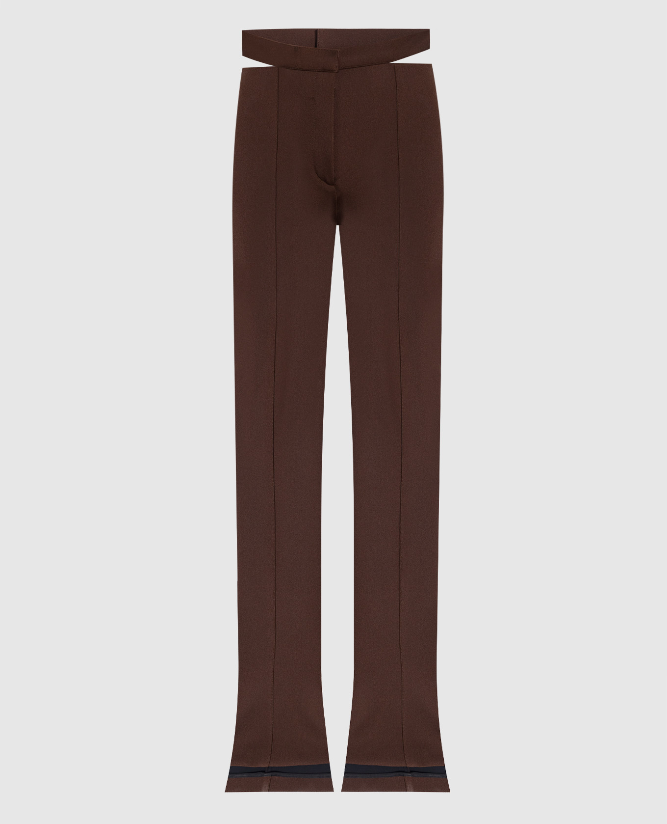 

Brown flared pants Thierry Mugler