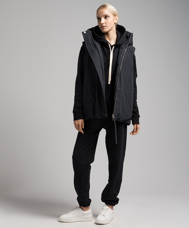 Jil Sander - Black down vest J40AF0012J74276 - shop with Lithuania