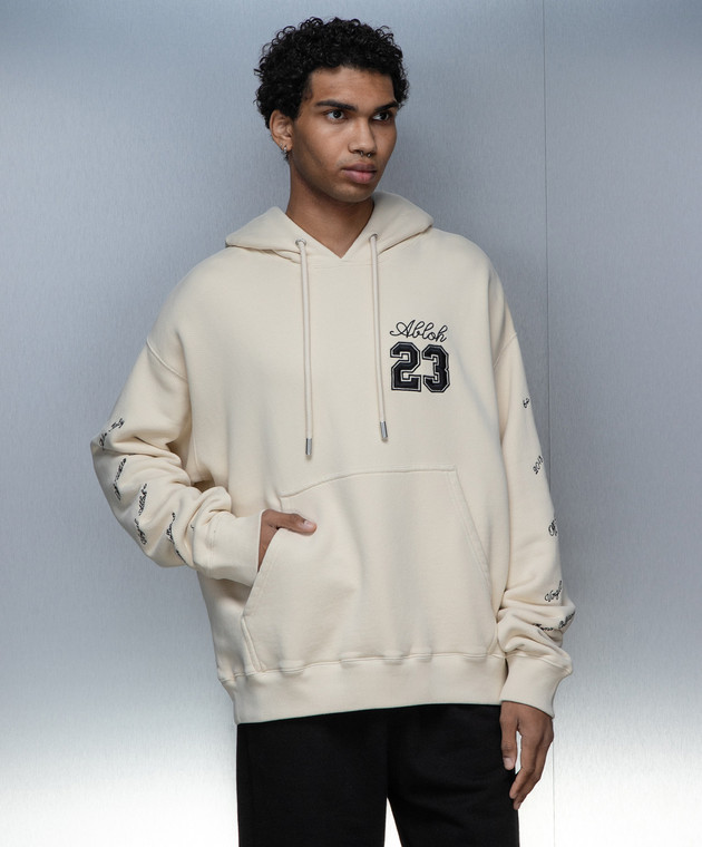 【Off White】OW EMB SKATE HOODIE BEIGE BEIGE ★関税送料込み Off White】OW EMB SKATE HOODIE BEIGE BEIGE ☆関税送料込み