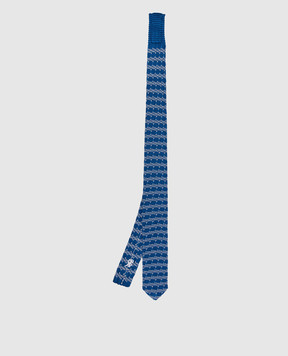 Stefano Ricci Children's blue patterned silk tie YCRMTSR8162