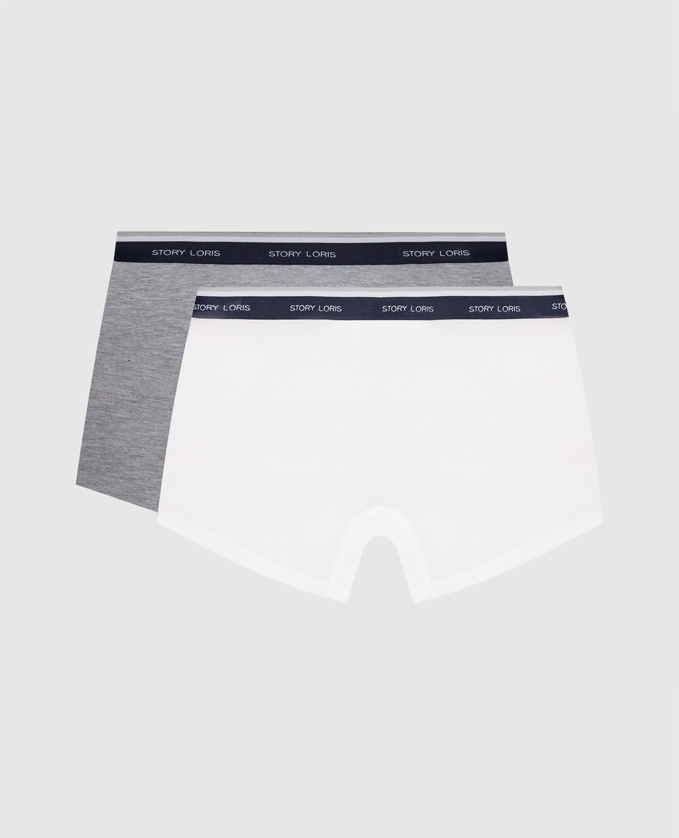 

Children's set of boxer briefs with a logo Story Loris, Grey