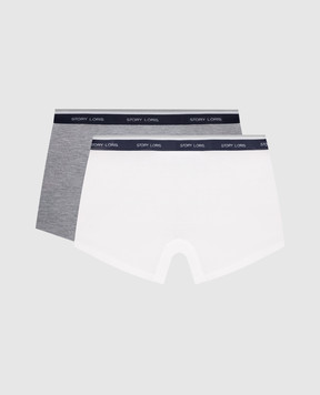 Story Loris Children's set of boxer briefs with a logo 1719746