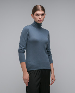 COLOMBO Blue cashmere golf MA04281226KI
