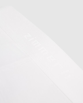 Zimmerli Pureness White Logo Briefs 7001342