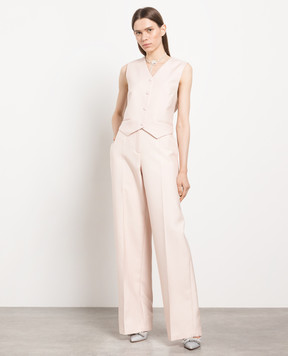 Magda Butrym Pink silk pants 169523