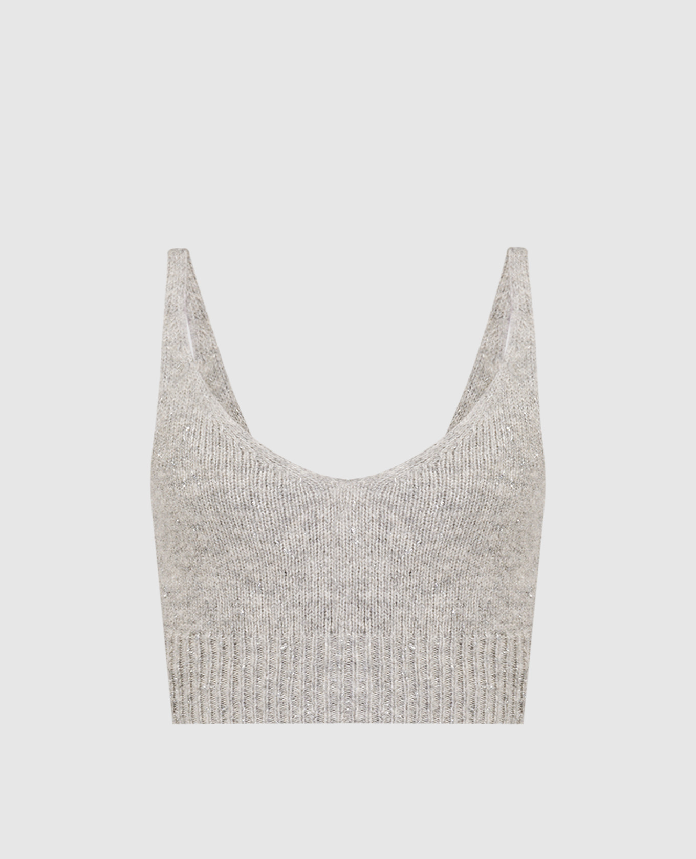 

Gray top with lurex Peserico, Grey