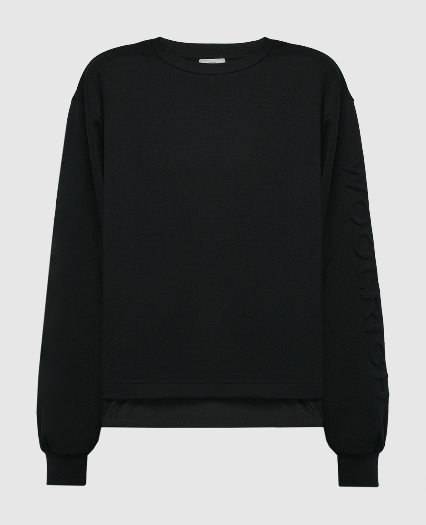 

Black sweatshirt Woolrich, Черный