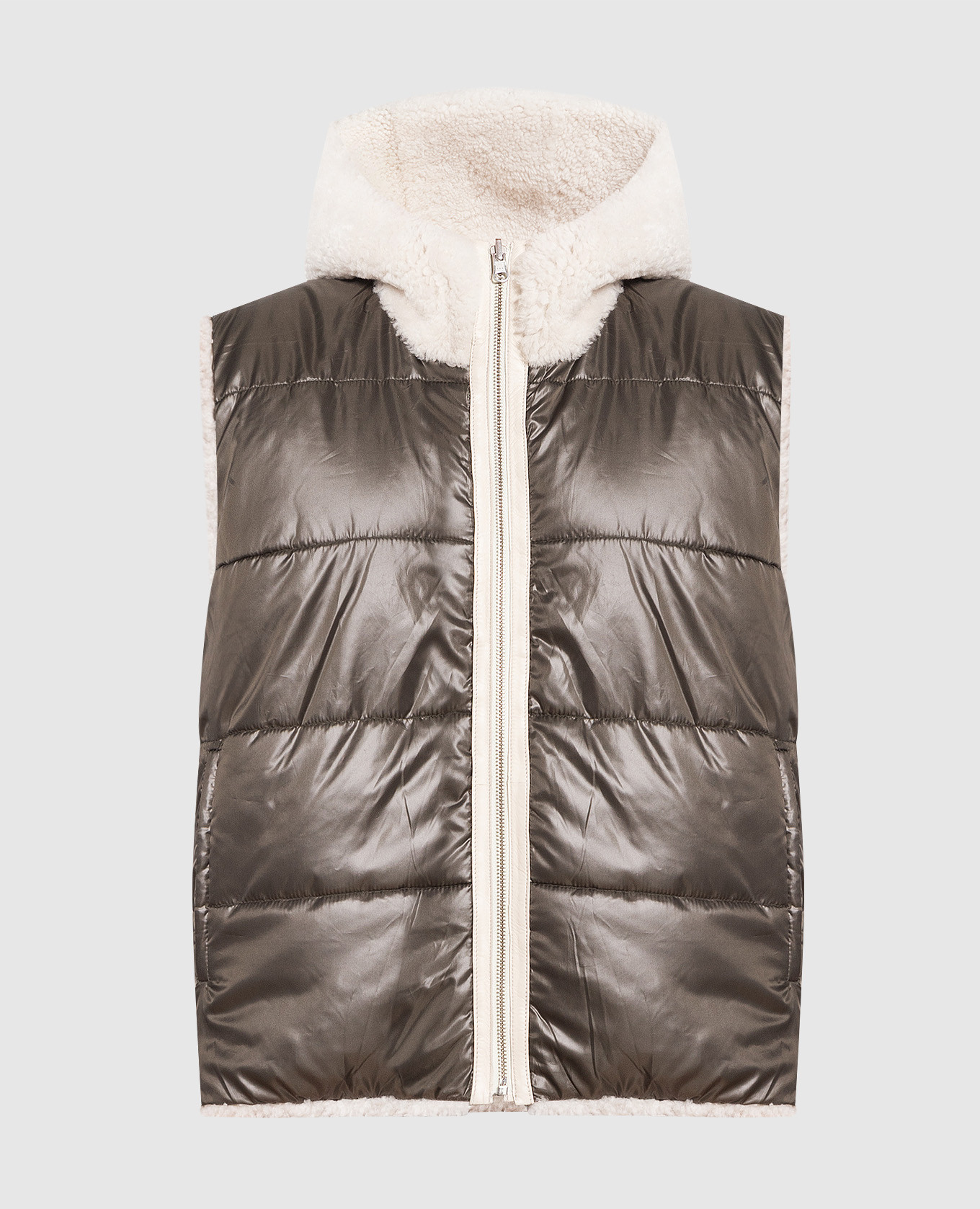 

Double-sided vest Meteo By Yves Salomon, Белый