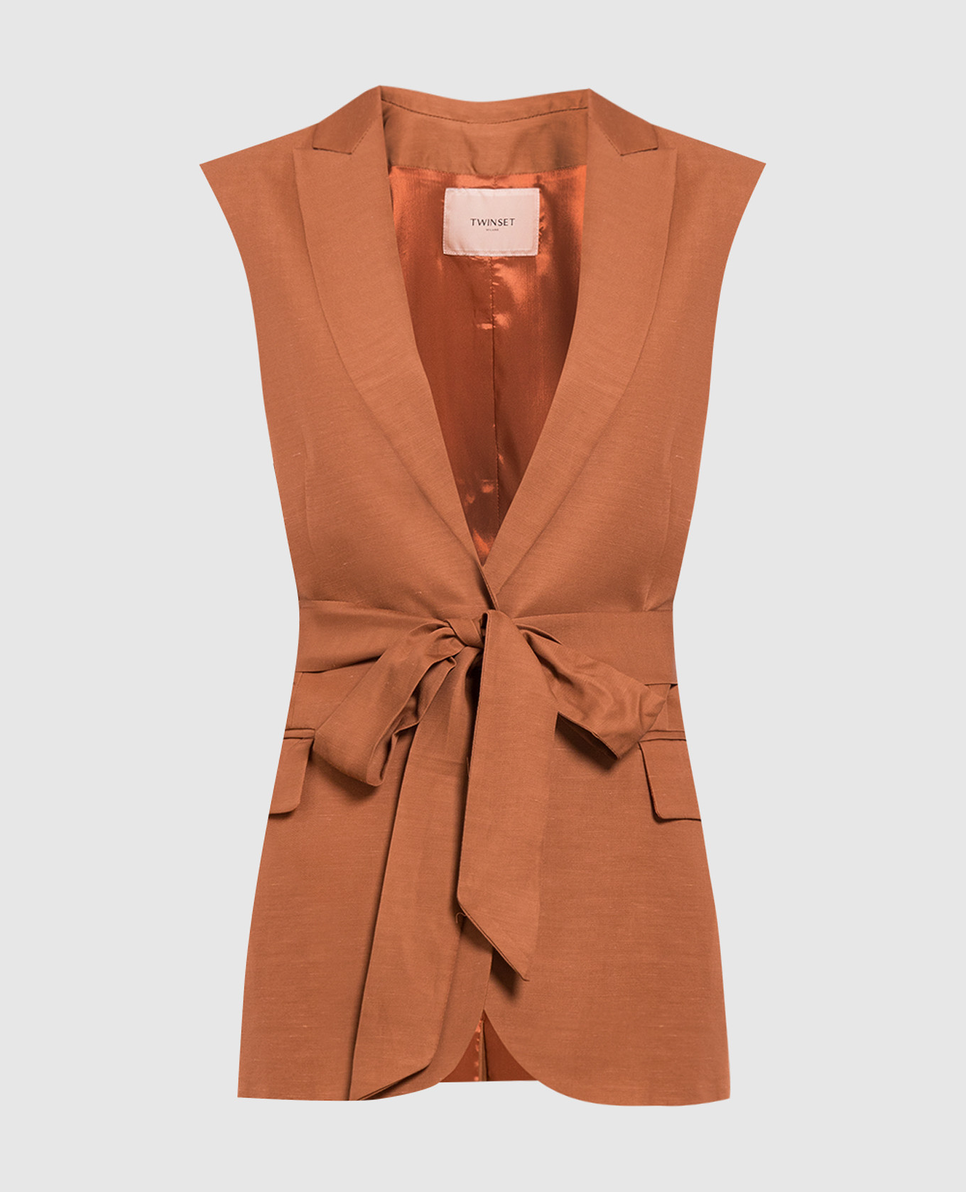 

Brown vest Twinset