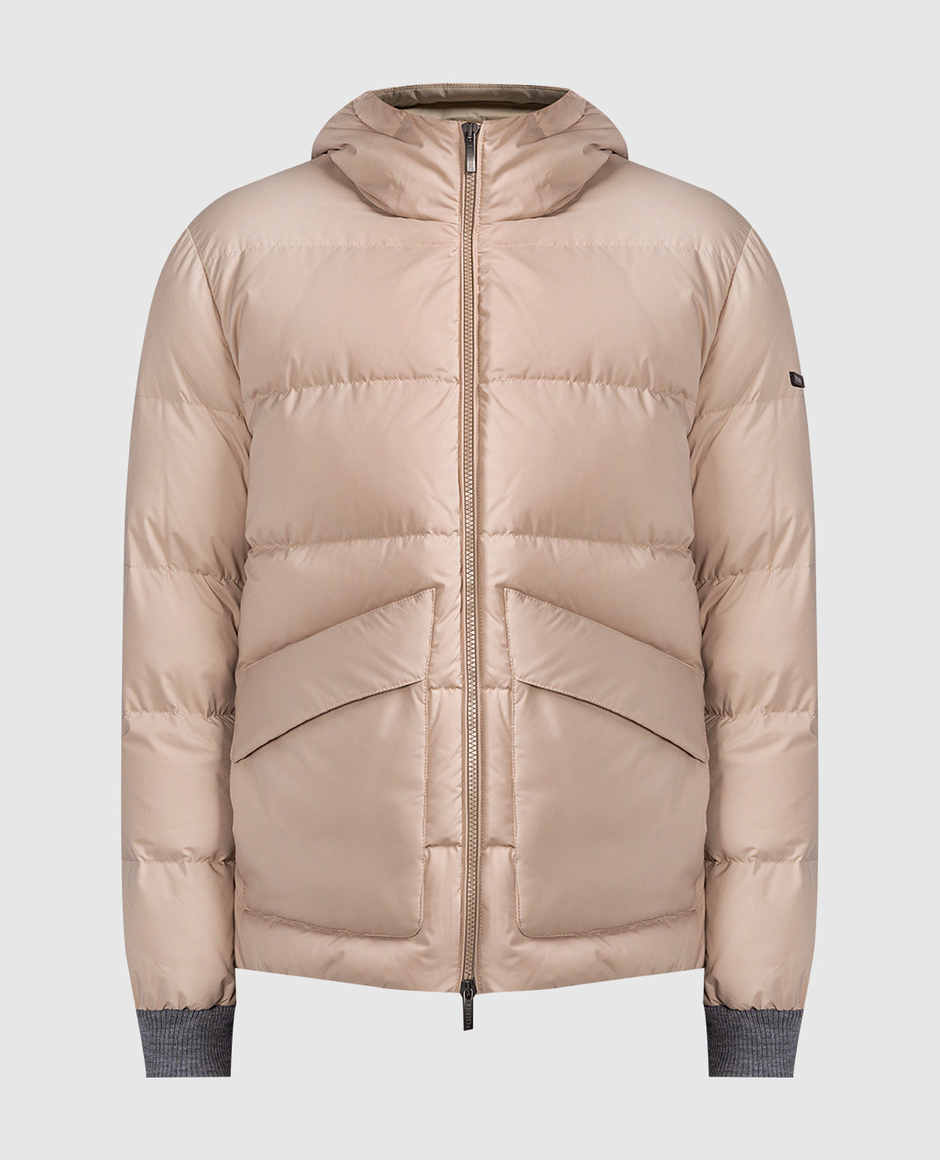 

Beige down jacket Peserico, Бежевый