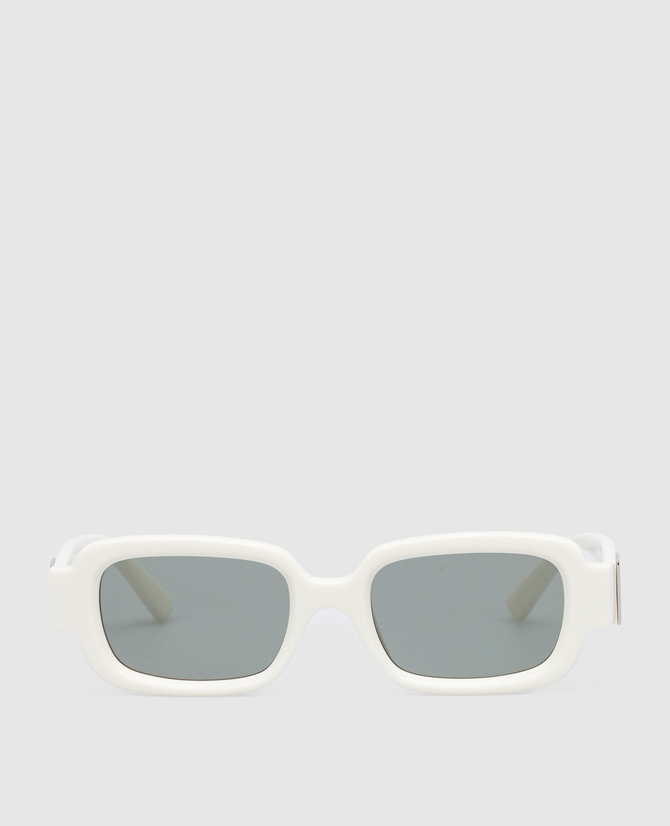 

White Thia sunglasses with textured logo AMBUSH