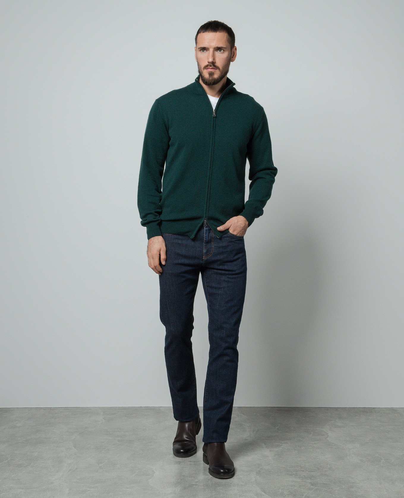 

Green cashmere cardigan Cashmere&Whiskey