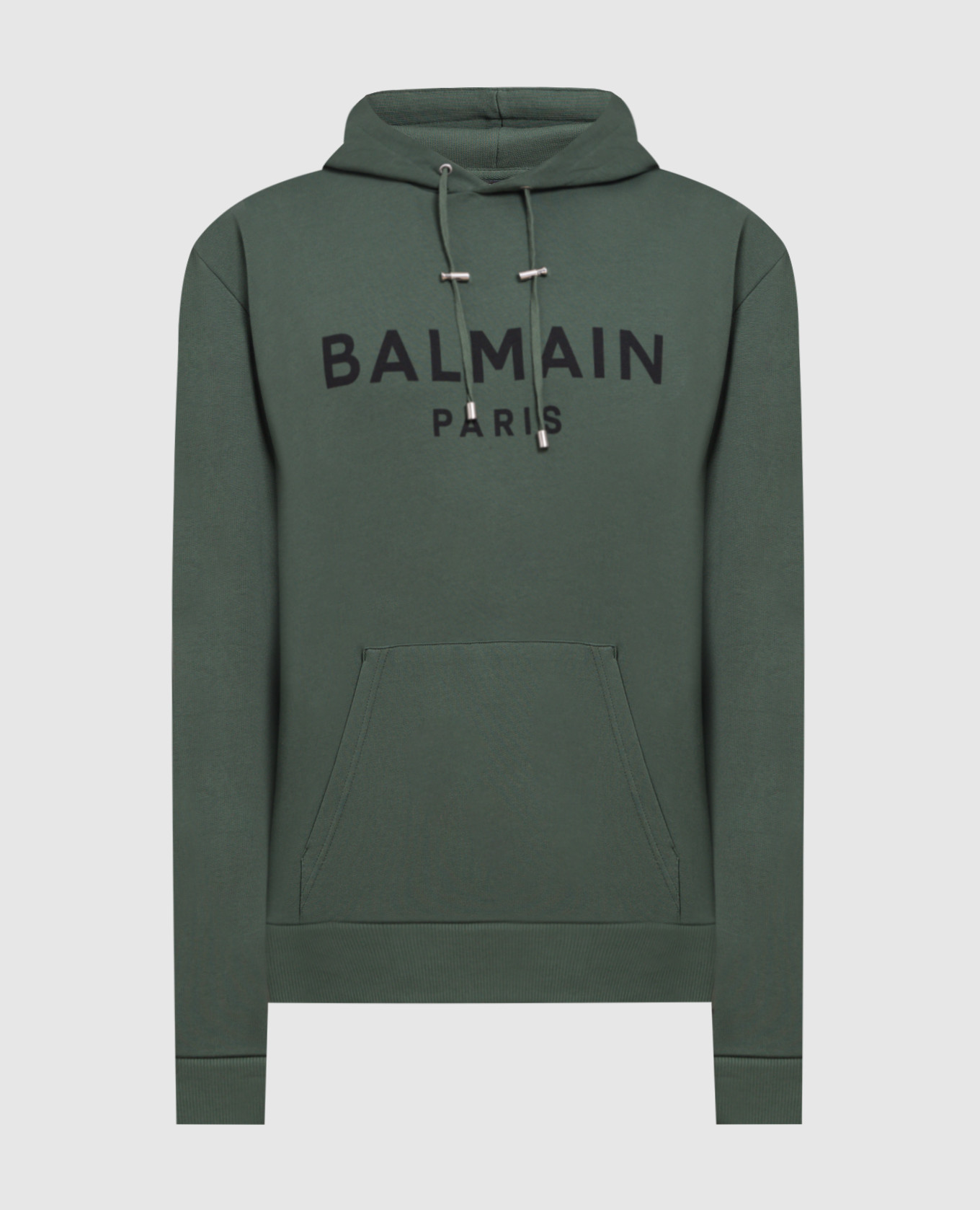 

Green hoodie with logo print Balmain