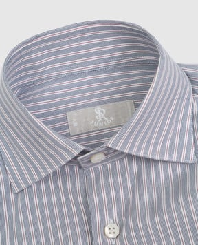 Stefano Ricci Children's gray striped shirt YC003198LJ1705