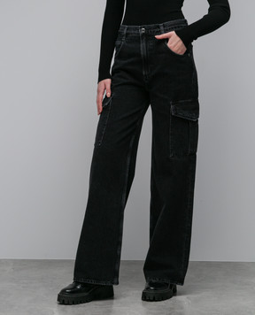 AGOLDE Minka black cargo jeans A91171557