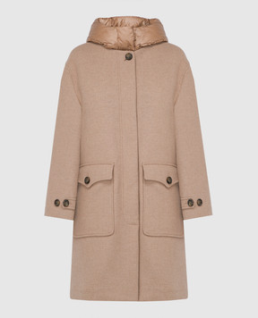 Woolrich Brown coat CFWWOU0858FRUT3492