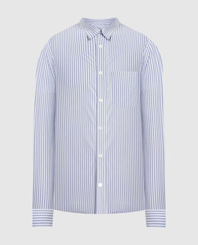 A.P.C Clément blue striped shirt COGESH12512