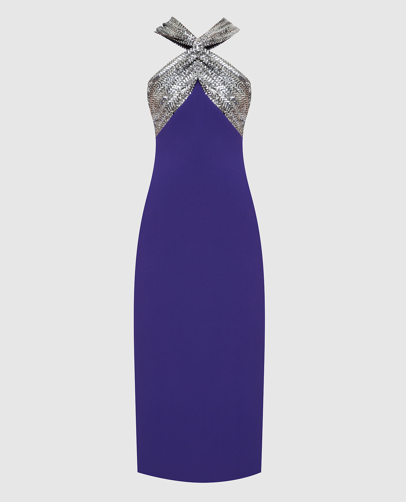 

Dress with sequins and slit David Koma, Violet