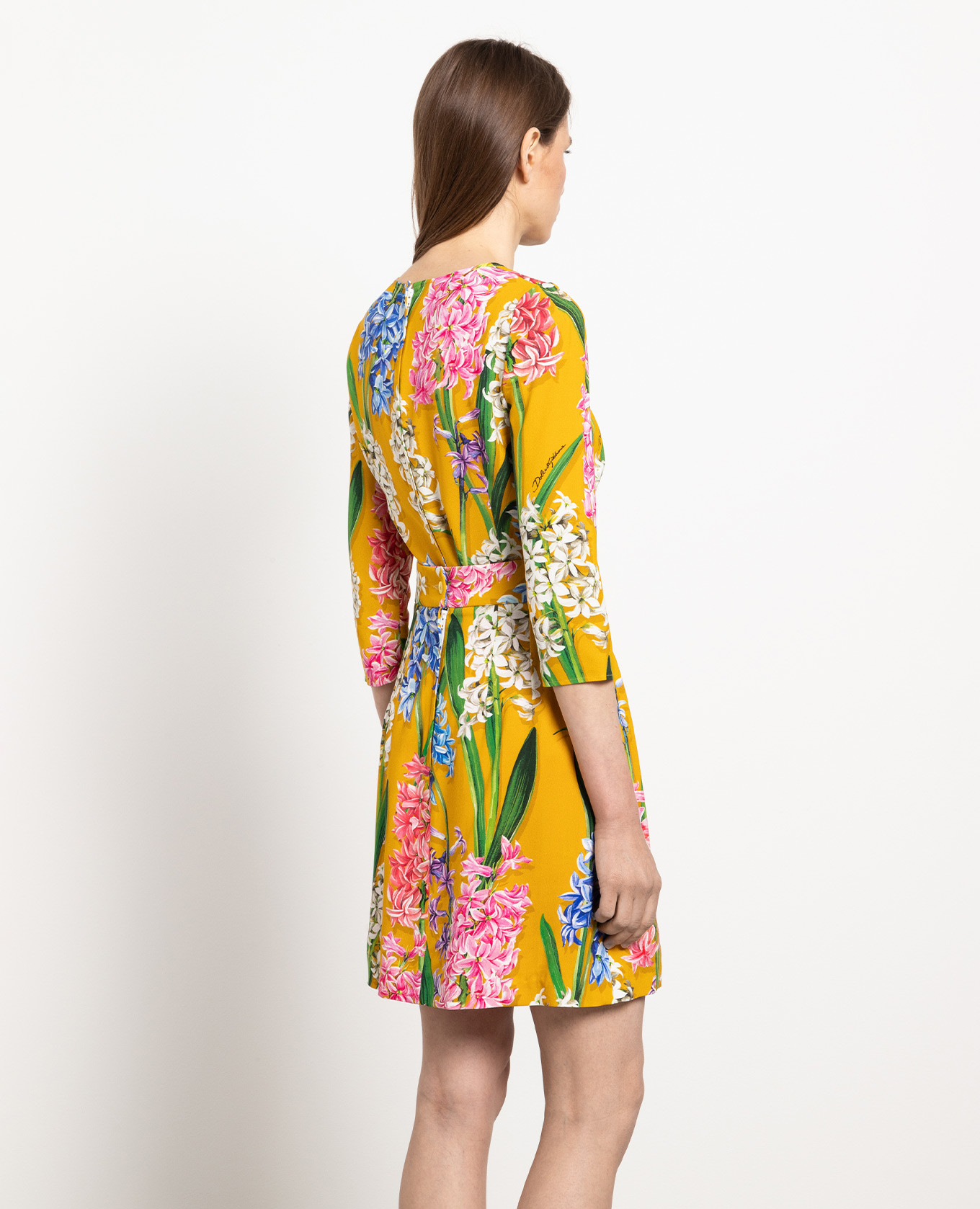 Yellow blouse with Hyacinth print Dolce&Gabbana 4