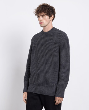 Alexander McQueen Gray wool sweater 760754Q1BAF