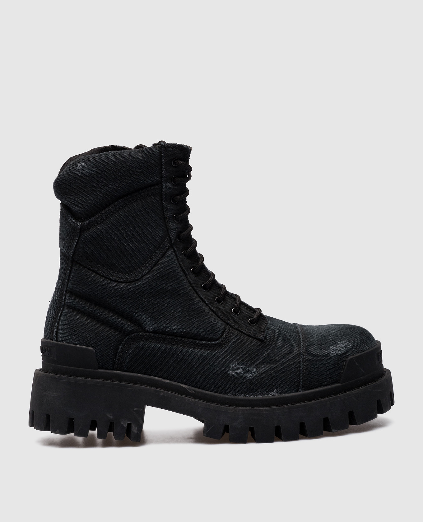 Balenciaga - Combat Strike L20 Black Boots 694060W2H11 - shop with