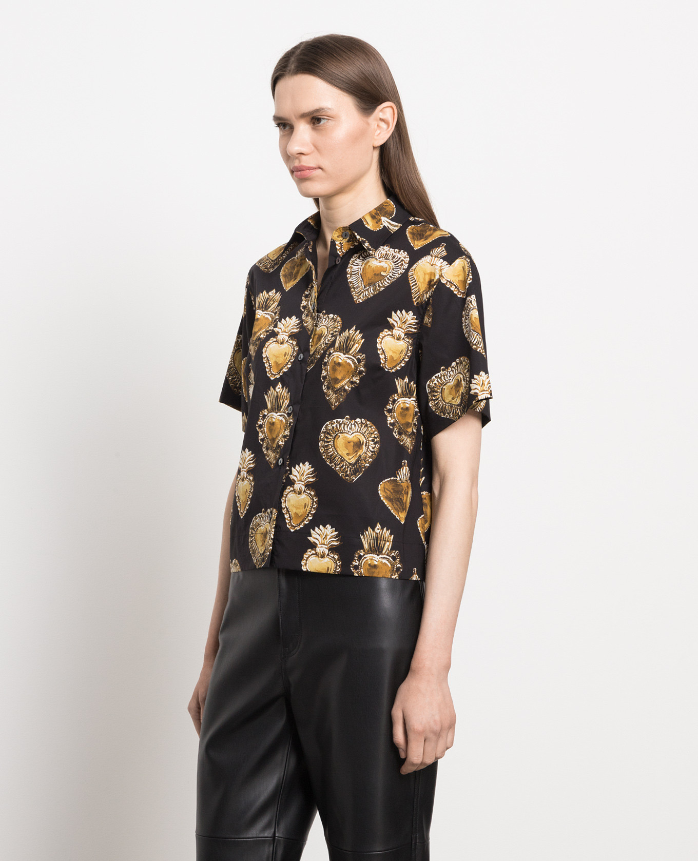 

Black shirt in a print Dolce&Gabbana