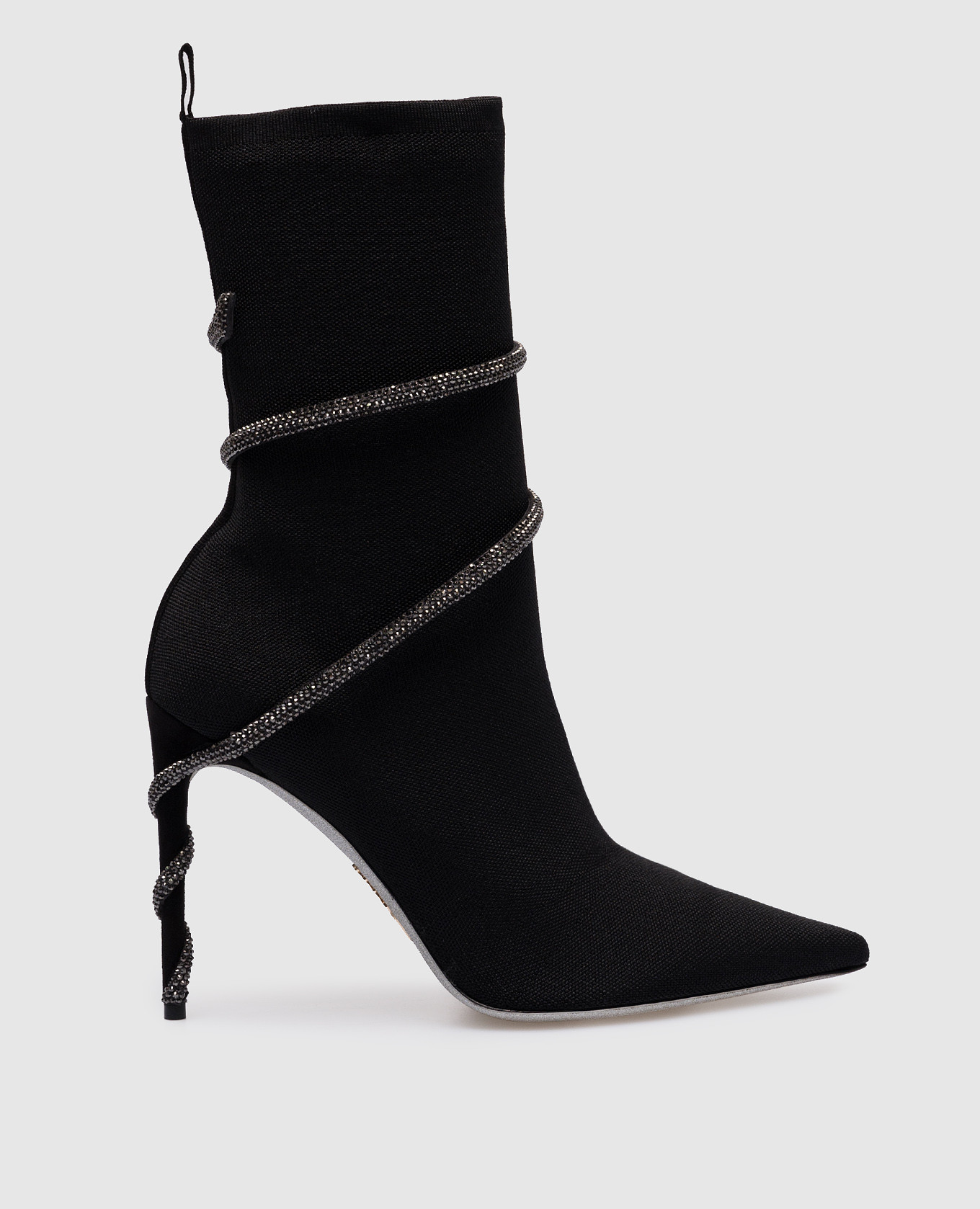 

Margot ankle boots in black with crystals Rene Caovilla, Черный