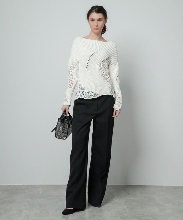 The Row - Bremy black wool trousers 7580W2763 - shop with