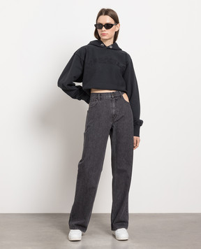 Gauchere Gray boyfriend jeans with cutouts M12333030176
